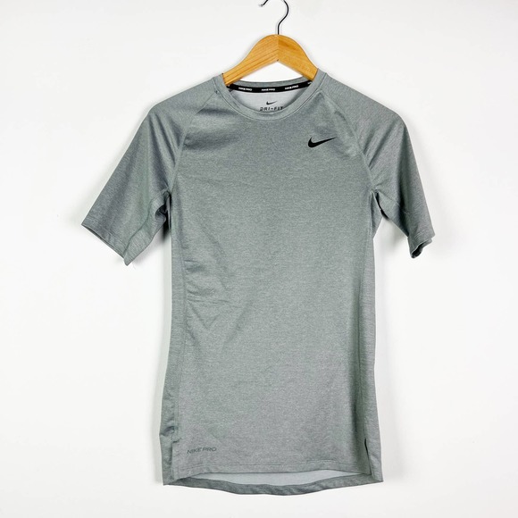 Nike Other - Nike Dri Fit mens grey short sleeve athletic shirt Size Small